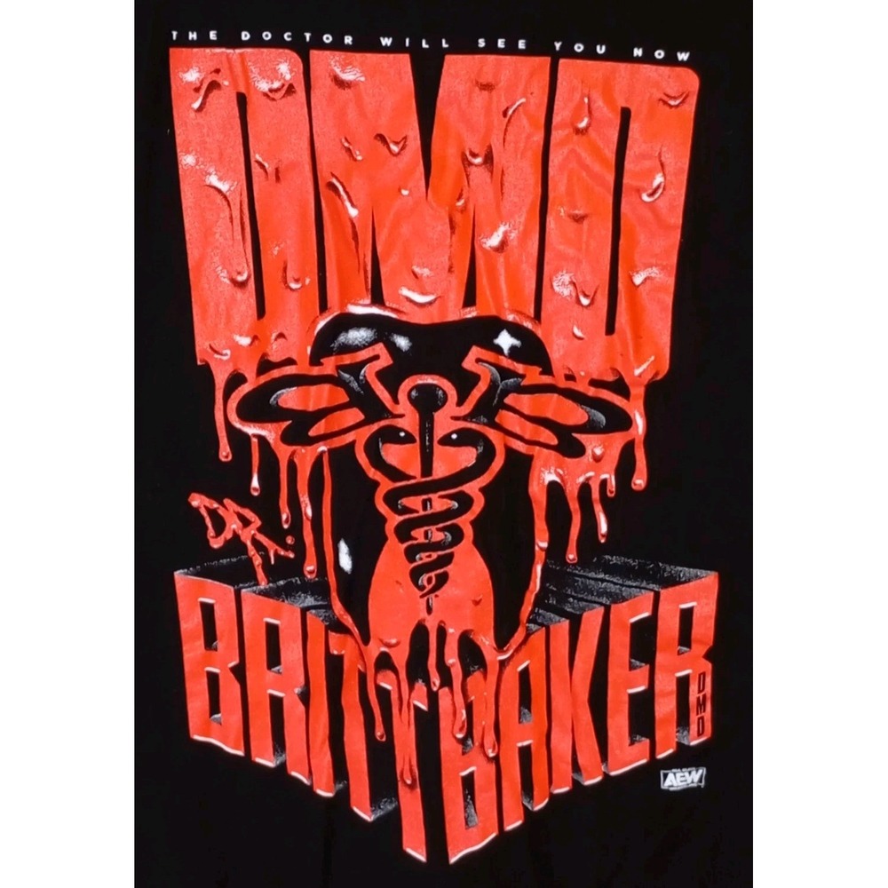 AEW Britt Baker DMD The Doctor Will See You Now Wrestling Tee XL